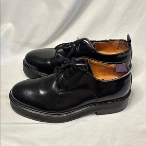 EYTYS Black Leather Shoe EU Size 37 Women
